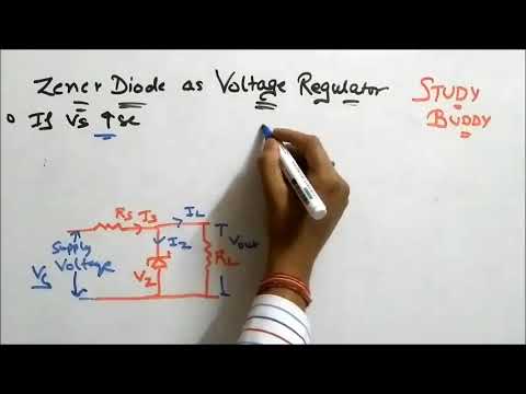 Zener Diode as Voltage Regulator with Numerical Video