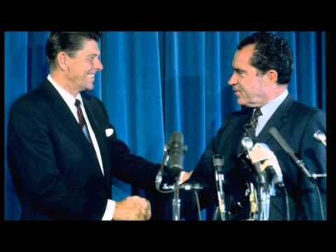 Reagan calls Nixon supporting him during Watergate