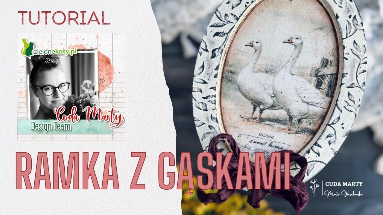 Ramka z gąskami + video | Cuda Marty