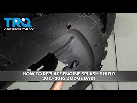 How to Replace Engine Splash Shield 2013-2016 Dodge Dart