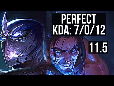 SHEN vs SYLAS (TOP) | 7/0/12, 1000+ games, Godlike, Rank 10 Shen | KR Challenger | v11.5