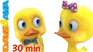 😋 Six Little Ducks | Nursery Rhymes and Kids Songs from Dave and Ava 😋
