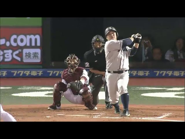 【7回表】ライオンズ中村 代打で34号3ランホームラン!!2014/10/03 E-L