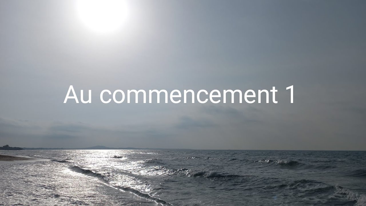 Au commencement 1: Chaque situation est pour affirmer SA Volonté et pour mourir à une idolâtrie...