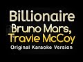 Billionaire - Bruno Mars, Travie McCoy (Karaoke Songs With Lyrics - Original Key)