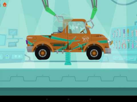Машинки. Мультик игра перевозим и чинем пикап для дитей