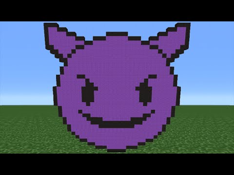 TSMC - Minecraft - Minecraft Tutorial: How To Make A Purple Devil Emoji