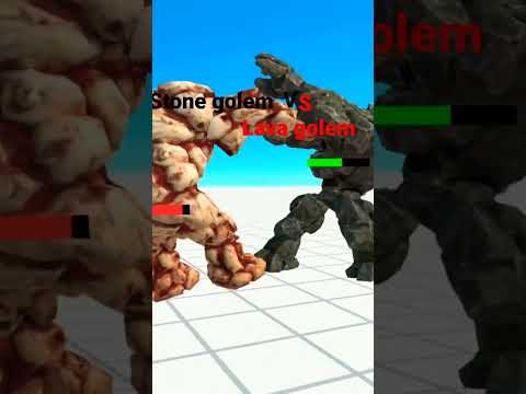stone golem vs lava golem