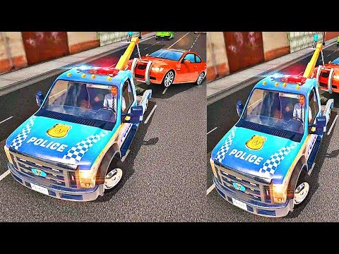 City Police Tow Truck Driving Car Transporter | Car Games |Car Games Download- Android Gameplay