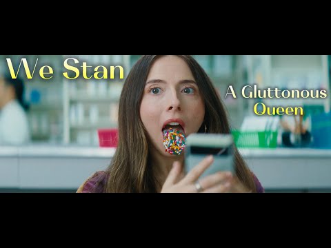 Drugstore June but it's just Esther Povitsky eating and drinking.