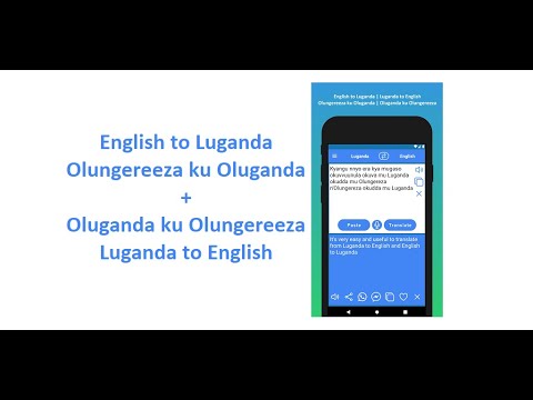Luganda To English Translator Video