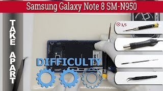 How to disassemble 📱 Samsung Galaxy Note 8 SM-N950 Take apart