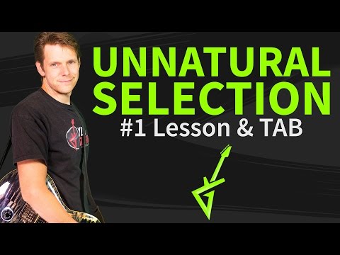 How to play Unnatural Selection Guitar Lesson & TAB - Muse