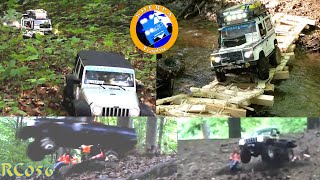 preview picture of video 'RC Land Rover - Jeep JK - Toyota Hilux - SHERPA on tour - Scale Trophy - RC 056'