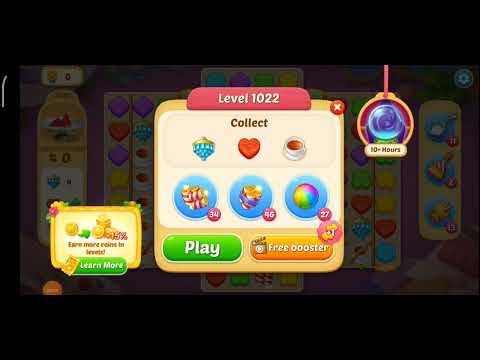 Matchington Mansion Level 1022 - My No Booster Level / iOS/ Android