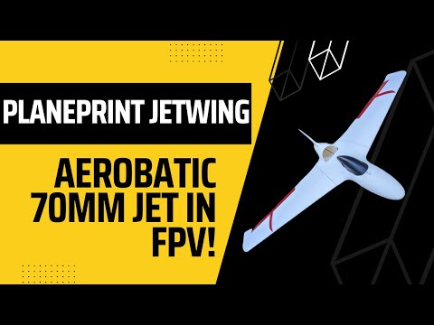 planeprint jetwing fast aerobatic 70mm EDF delta wing FPV footage at Noarlunga model aero sport
