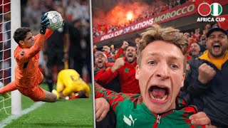 THE MOMENT MOROCCO WIN on PENALTIES to REACH FINAL of AFRICA