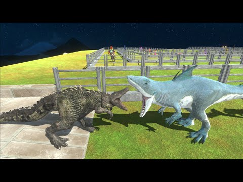 HORRIBLE ALLOCTOR VS GHIDORAH DEATH RUN - Animal Revolt Battle Simulator
