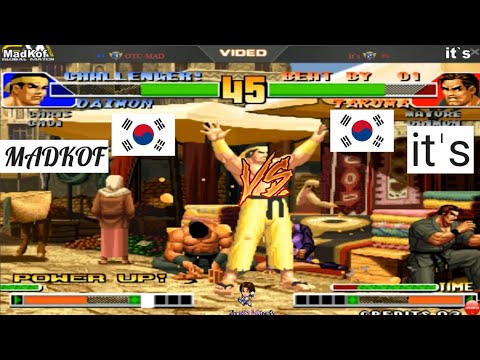 KOf98 MADKOF🇰🇷 VS it's🇰🇷 GOOD GAME BY BOTH PLAYERS