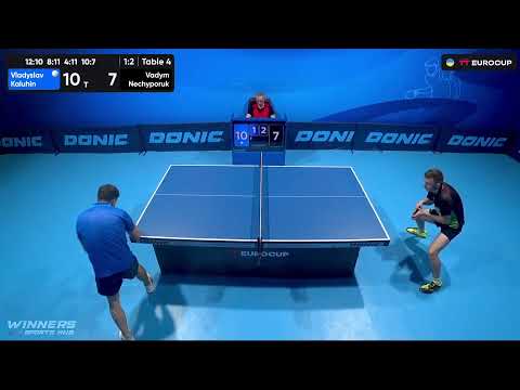 17:35 Vladyslav Kaluhin - Vadym Nechyporuk 09.08.2023 TT Euro.Cup Ukraine Star. TABLE 4