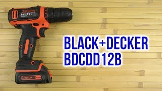 Black+Decker BDCDD12B - відео 1