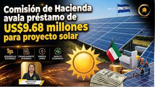Comisión de Hacienda avala préstamo de US$9.68 millones para proyecto solar