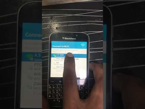 blackberry Q20 hang on  wifi easy mathed