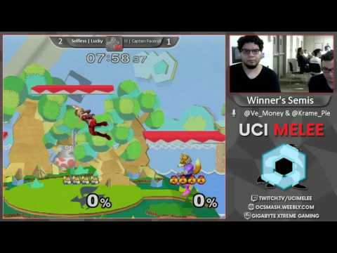 UCI 24 - Lucky (Fox) vs.  Captain Faceroll (Sheik) - Super Smash Bros. Melee