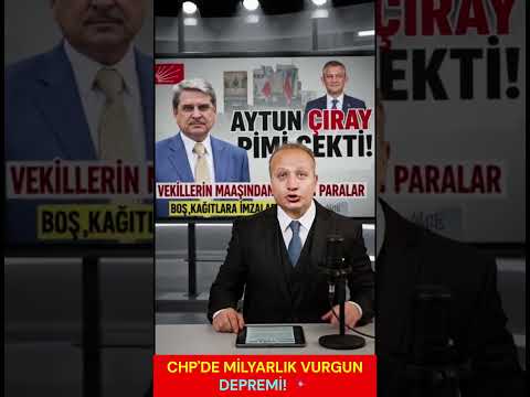 🔥 CHP'DE MİLYARLIK VURGUN DEPREMİ! 🎯 ÖZGÜR ÖZEL VE ESKİ YÖNETİM BOŞ KAĞITLA PARALARI ÇEKİP GİTTİ! ⭐ "BUNLARA DEVLET TESLİM EDİLMEZ" DİYENLER KENDİ KASASINI SOYDU! 💎  

✨ Şunu herkes kafasına soksun: Bu büyük vurgunun arkasında iktidar falan yok! 🚀 Tamamen CHP'nin kendi içindeki hesaplaşma, eski ve yeni yöneticilerin birbirine girdiği milyarlık para oyunları var. 🔥 Kendi milletvekilini bile dolandıranlar şimdi ne diyecek? 🚀  

🎯 Halkın Parasını Boş Kağıtlarla Bankalardan Çekip Kaçanlar Şimdi Köşeye Sıkıştı, Hesap Vakti! ⭐  

✨ Aytun Çıray pimi çekti, parti içerisindeki milyarlık vurgun iddiası ortalığı sarstı! 🔥  

🚀 Kim Ne Çaldı? 🎯 Hangi Tezgah Kuruldu? 💎  

🚀 Eski CHP İzmir Milletvekili Aytun Çıray ifşa etti: Vekillerin maaşından kesilen ve "Anayasa Mahkemesine itiraz" gibi acil işler için alınan boş kağıtlara atılan imzalar banka işlerinde kullanılmış! ✨  

🚀 Özgür Özel ve beraberindeki isimler partiden ayrılırken, bu yolla oluşturulan milyar lirayı bulan meblağı da yanlarında götürüp çekip gitmiş! ⭐  

💎 Milleti Kandıranlar Şimdi Ne Yapacak? 📢  

🎯 Düne kadar dürüstlük masalları anlatanlar, kendi vekillerinin maaş kesintilerini bile iç ederek ortadan kayboldu! ✨  

📢 Hakikat karşısında dili tutulanlar, köşeye sıkışınca yine medyaya sarıldı ama bu kez kendi içlerinden vurdular! 📢  

💎 Aytun Çıray'ın da açıkça söylediği gibi: "Dediğim gibi, bunlara devlet teslim edilemez! 💎 " 

✨ Kervan Yürüyor, Gerçekler Ortaya Dökülüyor! 🚀  

🚀 Milletin Aklıyla Alay Eden Bu Düzen Tarihe Gömülüyor! 🚀  

✨ Yazan: Bülent Taşgın 

💎 Kaynak: Yeni Şafak Siyasi Kulis Raporları ve Aytun Çıray Açıklamaları 

✨ MP4 

🔥 Olayın Tüm Perde Arkası ve Detayları İçin Tıklayın: www. ✨ bulenttasgin-haber. 🚀 com 

🔥 #BulentTasgin #MakyajsizGercekler #ChpSkandali #OzgurOzel #AytunCiray #Siyaset #Gundem #SonDakika #Haber #Politika 