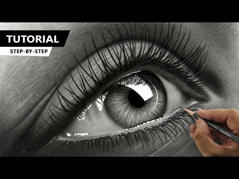 How to Draw Hyper Realistic Eye | Tutorial for BEGINNERS