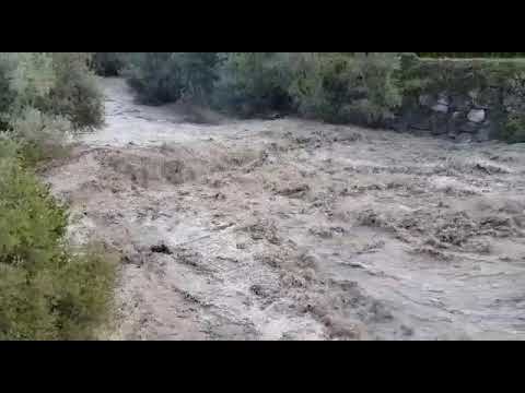 Roccavione, la forza del fiume Vermenagna