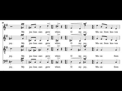 My spirit sang all day (G. Finzi) Score Animation
