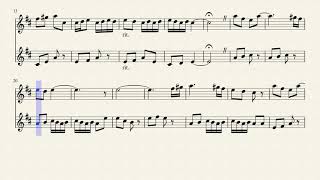 Garden of England by Alt - J (Flute sheet music)