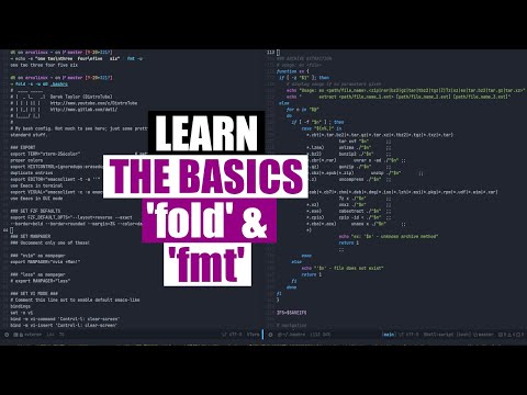 Force Line Breaks With These Command Line Utilities ('fold' and 'fmt')