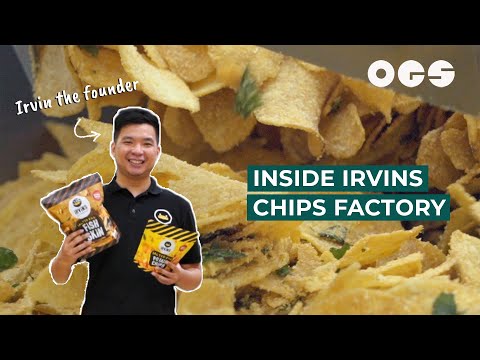 Inside Singapore’s Salted Egg Chips Factory | IRVINS Salted Egg