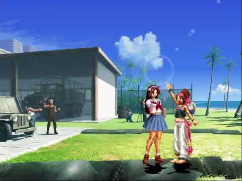 King of Fighters XI - Athena vs Momoko (Special Intro)