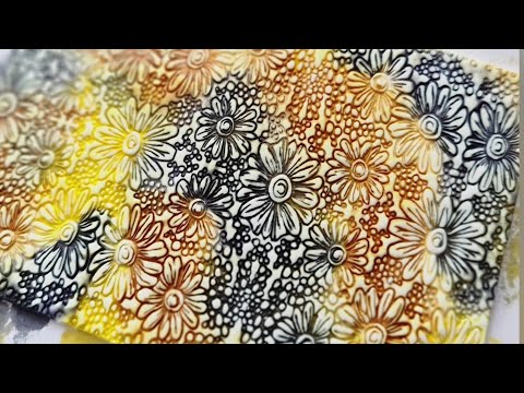 DIY Floral Polymer Clay Veneer Tutorial