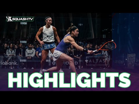THE SOBHY SHOWDOWN ⚔️ A. Sobhy v S. Sobhy | Canadian Women's Open 2023 | SF HIGHLIGHTS!