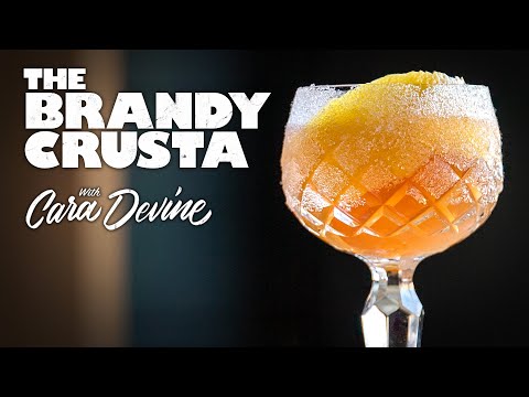 How to make the Beautiful Brandy Crusta - Quick!