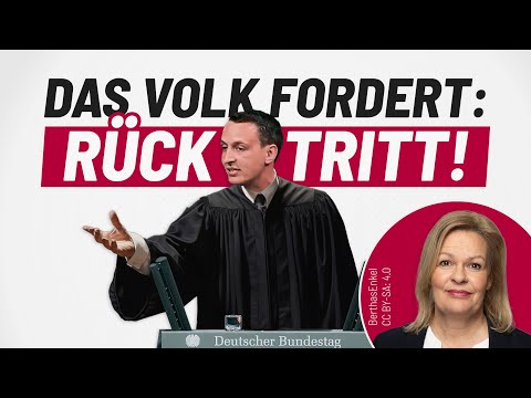 Es reicht NANCY FAESER! Rücktritt jetzt!