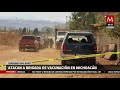 Atacan a balazos a brigada de vacunación contra covid 19 en Michoacán