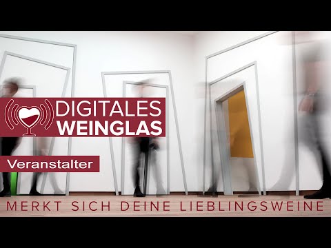 Digitales Weinglas - Veranstalter