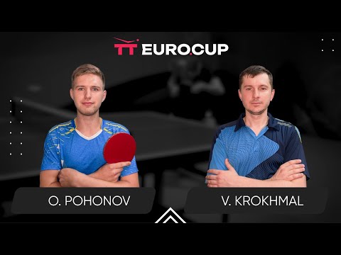 13:40 Oleksandr Pohonov -  Vitalii Krokhmal 21.05.2024 TT Euro.Cup Ukraine Professional. TABLE 4