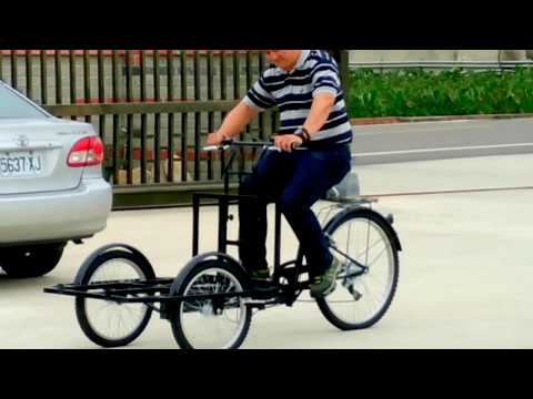 Folding Cargo Trike riding test_Nov 25th 2017.