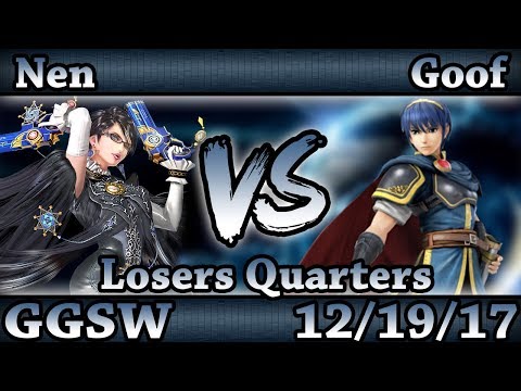GGSW 63 -  Awaken|Nen (Bayonetta) Vs. Goof (Sonic,Marth) Smash Wii U Losers Quarters - Smash 4