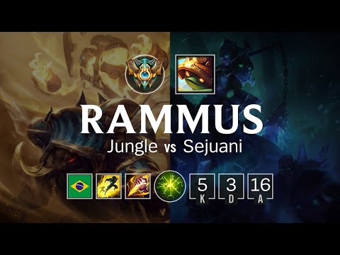 Rammus Jungle vs Sejuani - BR Challenger Patch 8.7