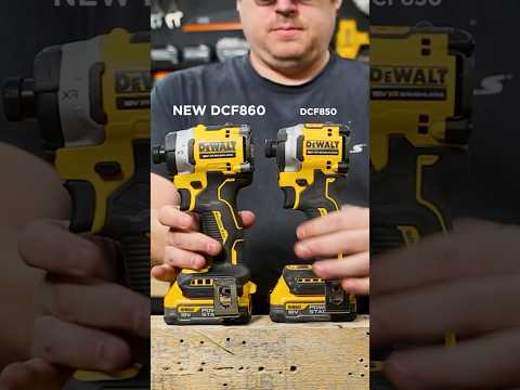 FIRST LOOK👀 Dewalt DCF860 - 3 Speed PREMIUM Impact Driver - Side by side with the DCF850 #dewalt