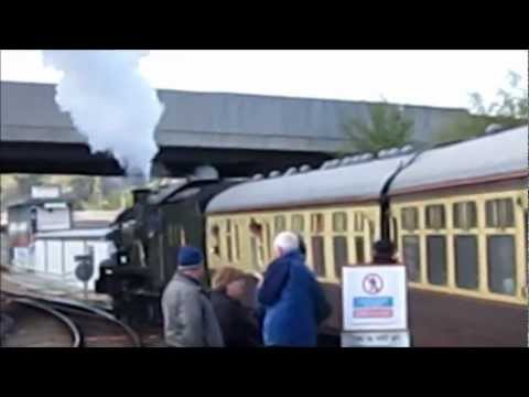 Steam Train leaving Llandudno Junction - 5th May 2012