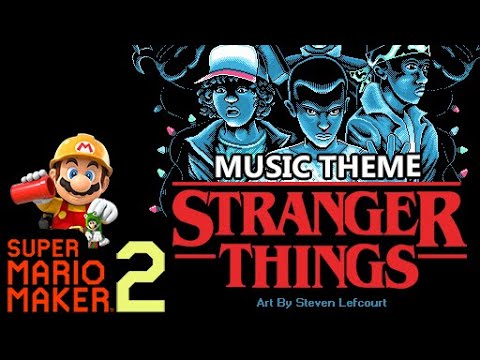 [Super Mario Maker 2] Stranger Things (fantastic auto music course)