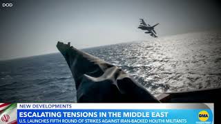 News Mash 5th rd strikes vs houthis